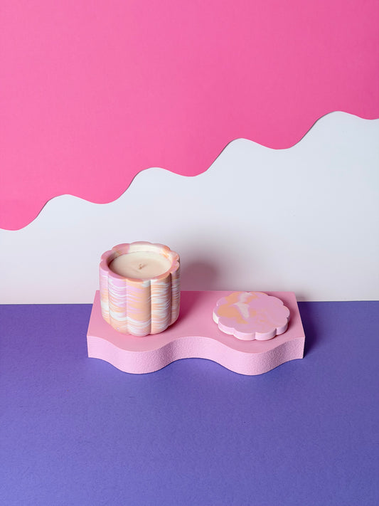 OUTLET Orange Verbena Świeca Sojowa z Przykrywką