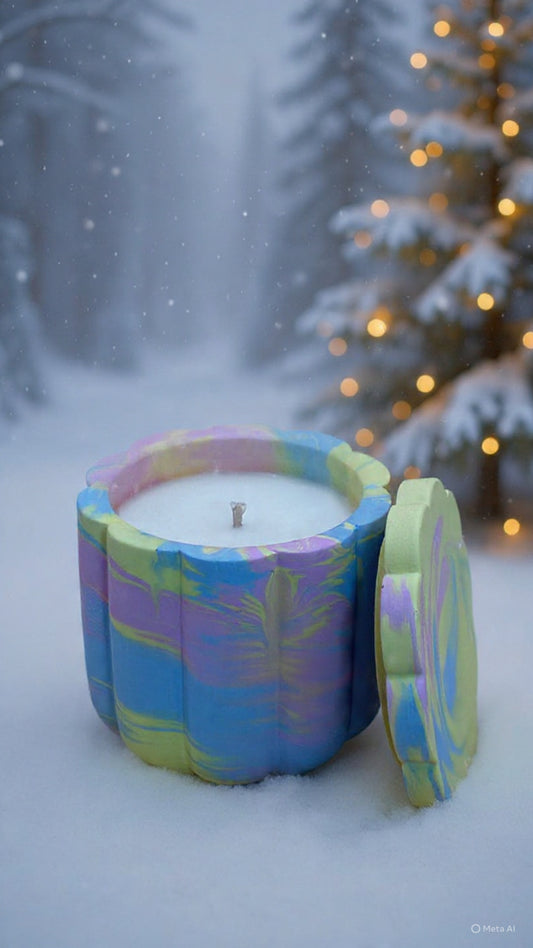 Walnut Maple Crumble Świeca Sojowa z Przykrywką