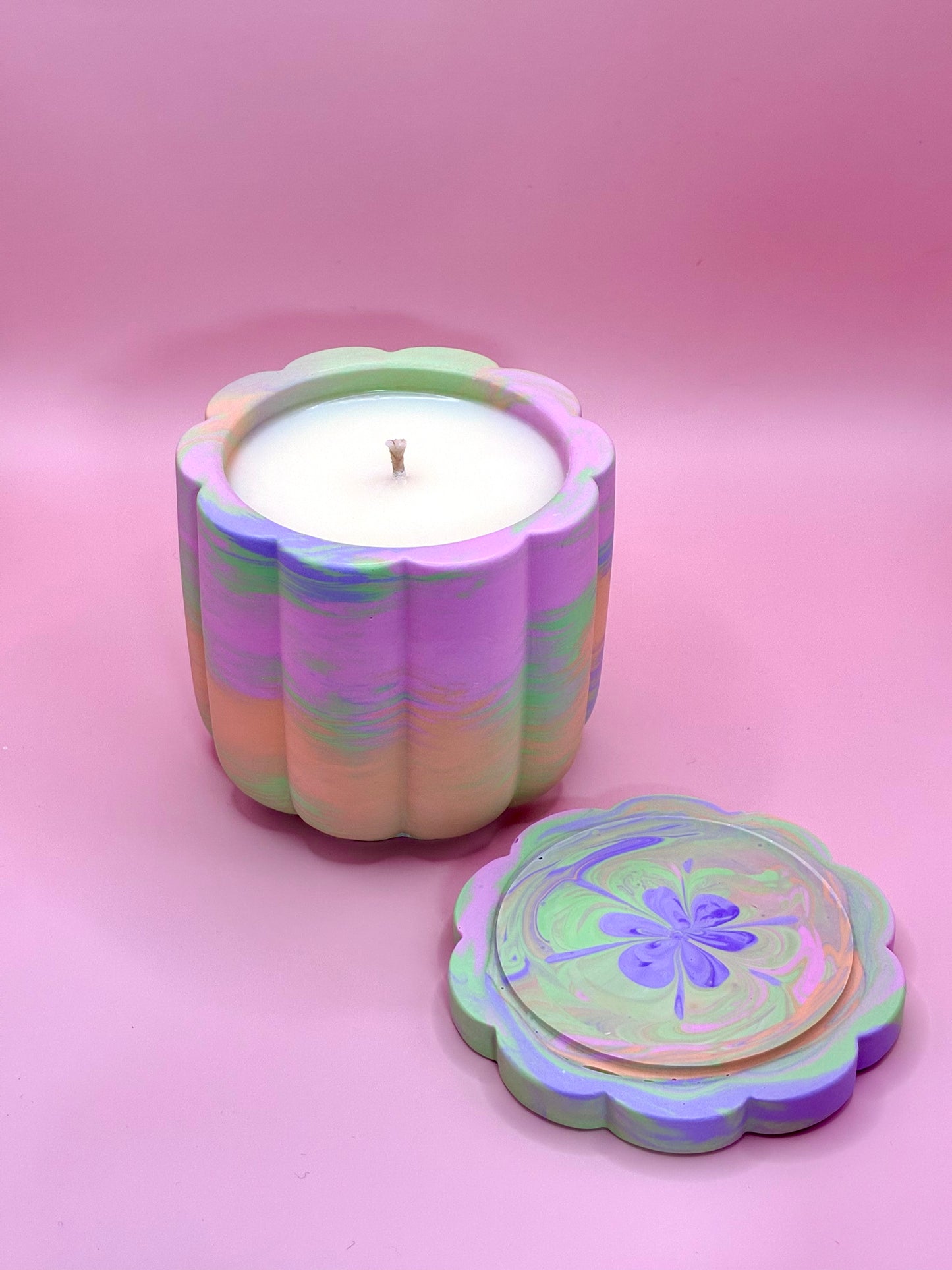 Cinnamon & Pumpkin świeca sojowa z przykrywką