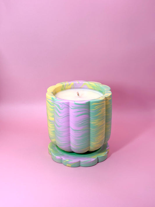 Cinnamon & Pumpkin świeca sojowa z przykrywką