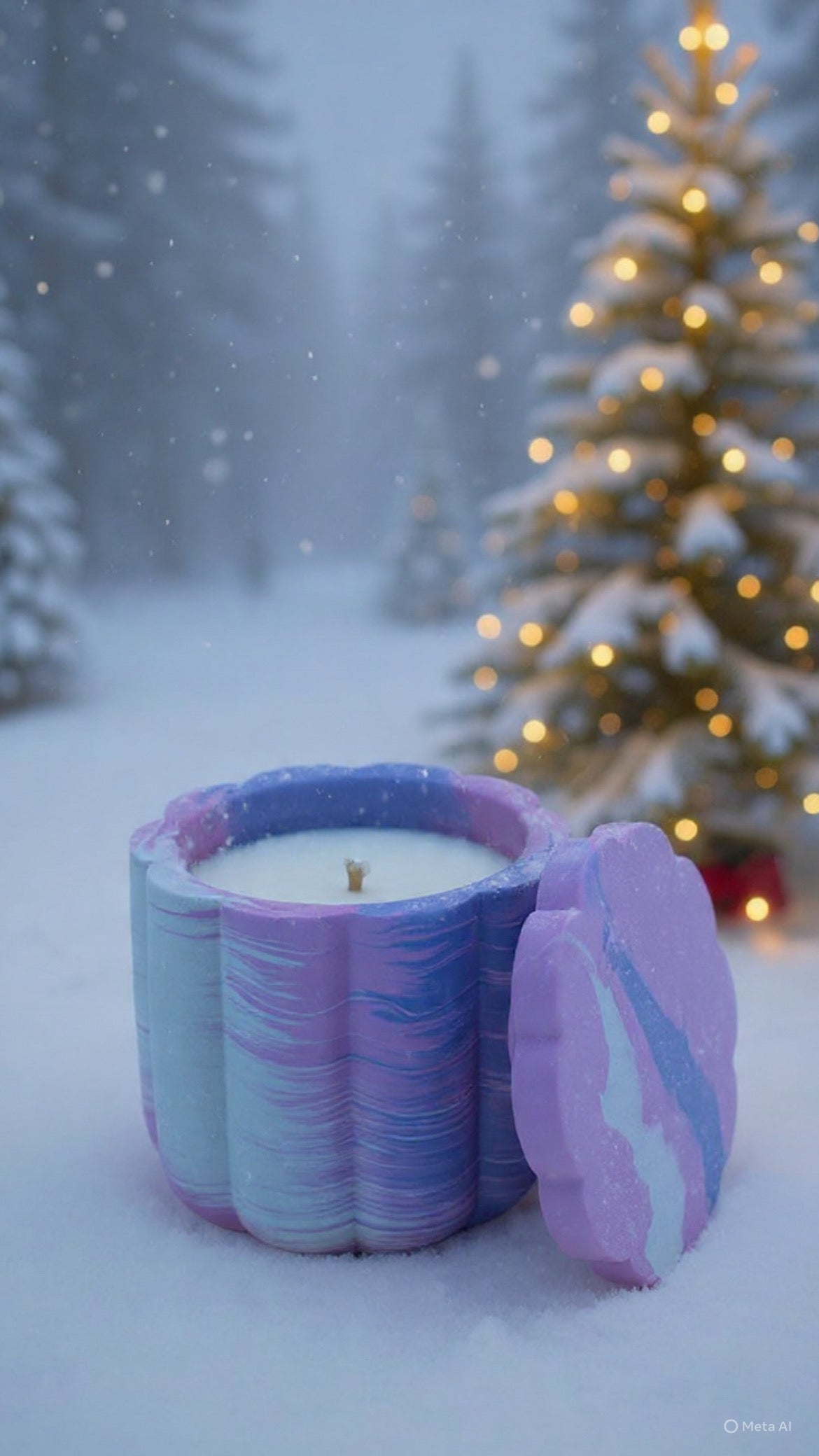 Cinnamon Bliss świeca sojowa z przykrywką