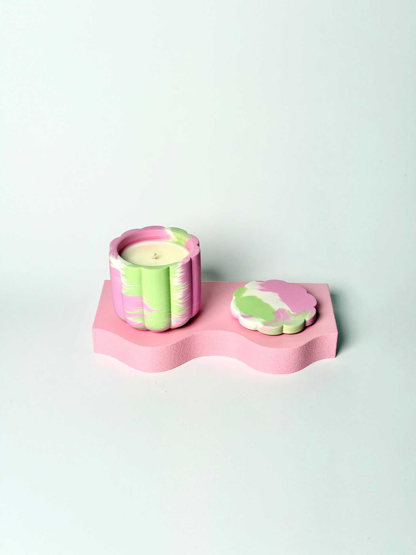 Matcha & Honey Świeca Sojowa z Przykrywką