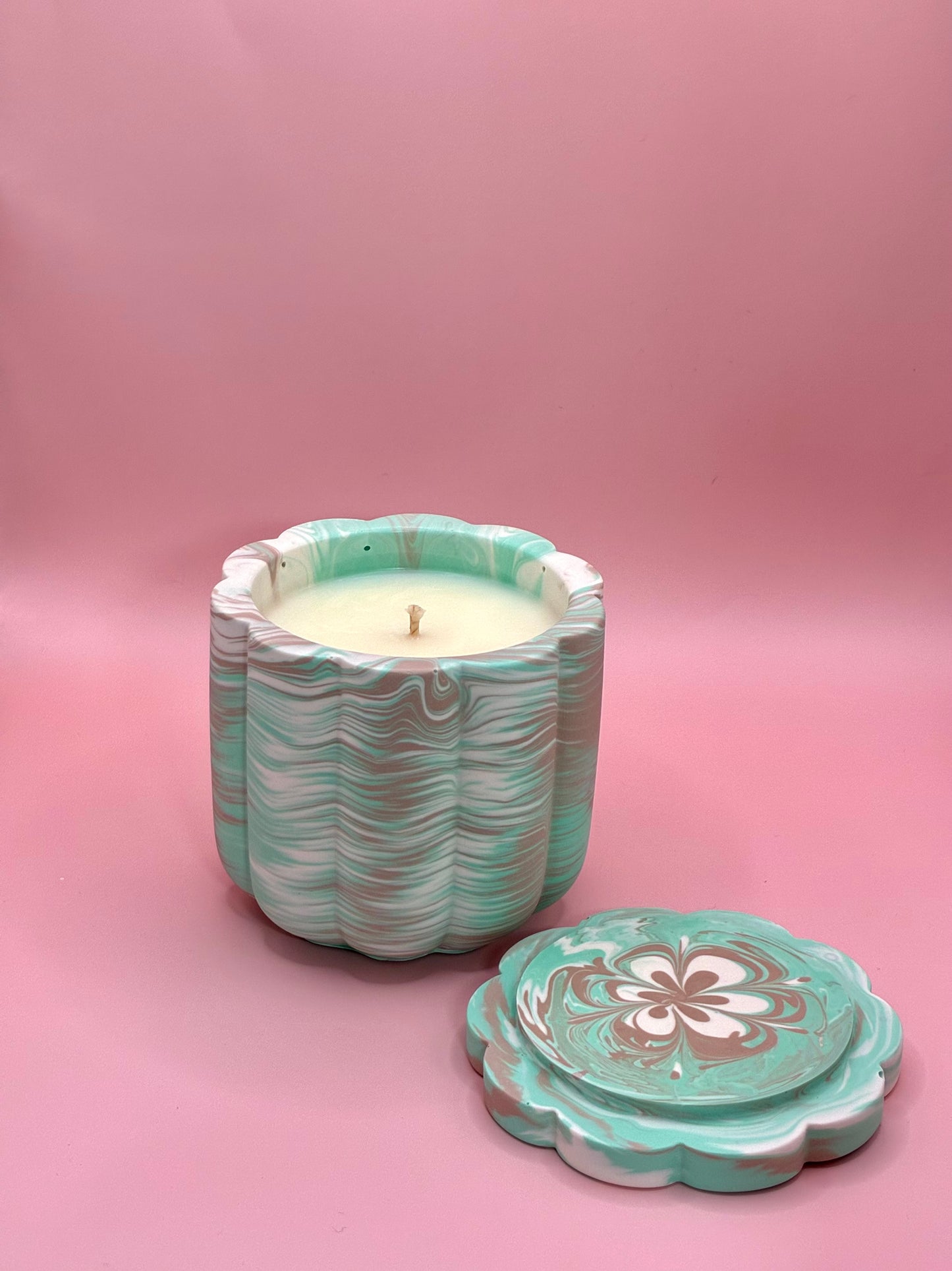 Cinnamon & Pumpkin świeca sojowa z przykrywką