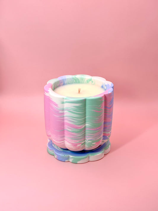 Cinnamon & Pumpkin świeca sojowa z przykrywką