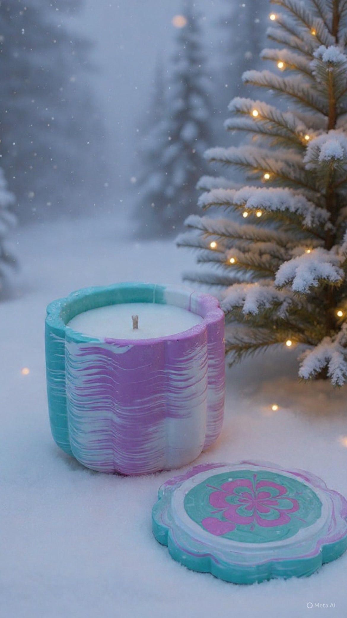 Cinnamon & Pumpkin świeca sojowa z przykrywką