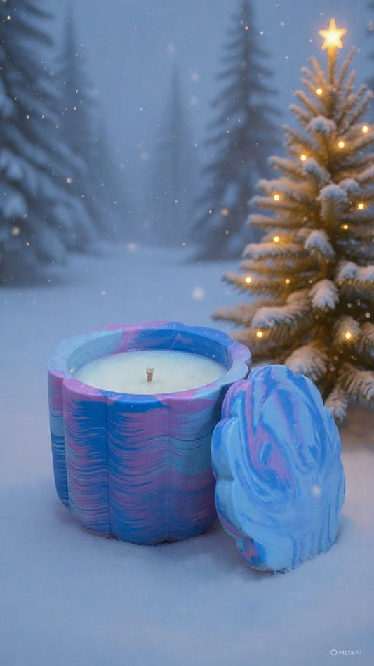 Cinnamon & Pumpkin świeca sojowa z przykrywką