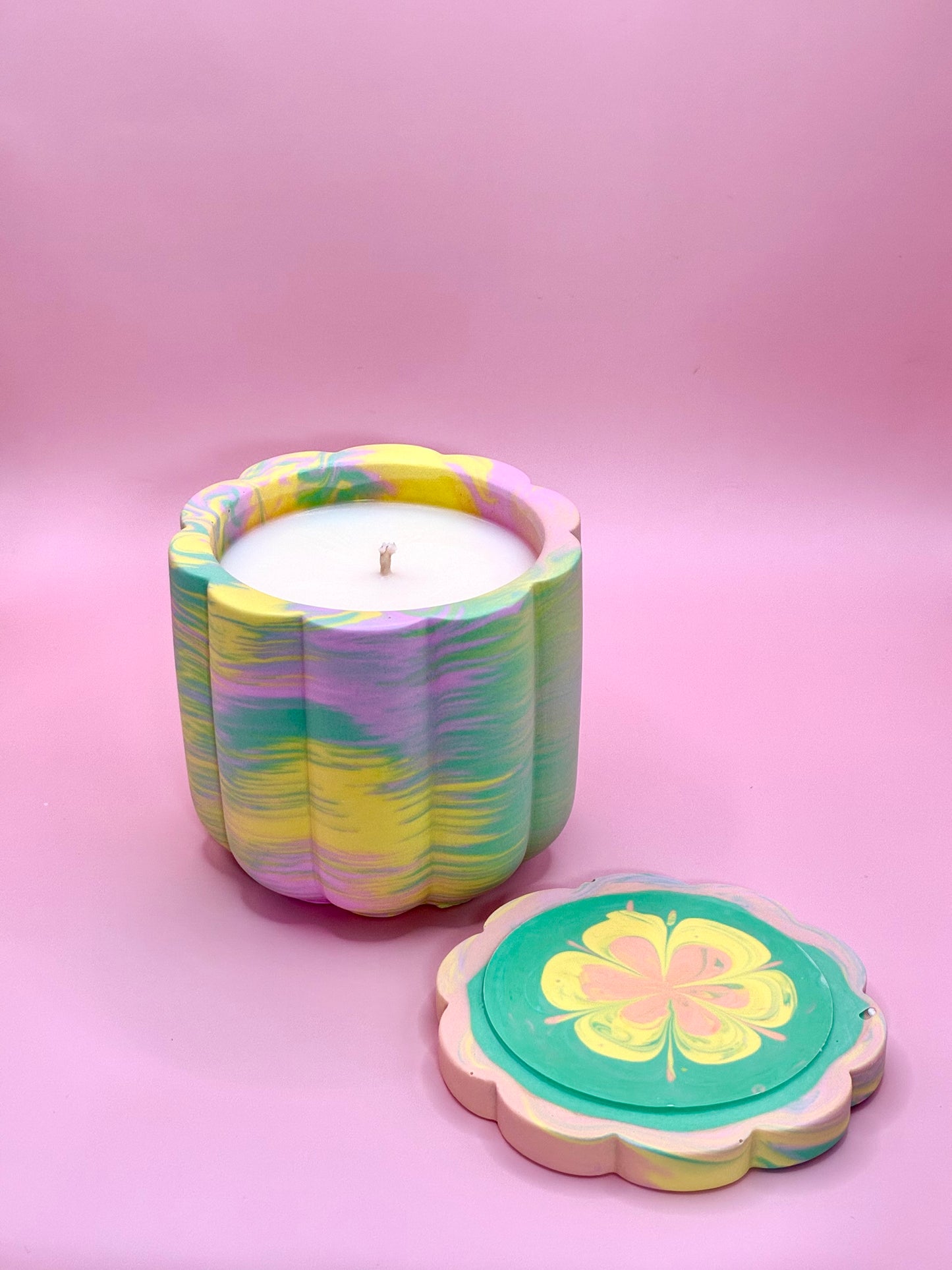 Pumpkin Spice Latte Soy Wax Candle With Cover