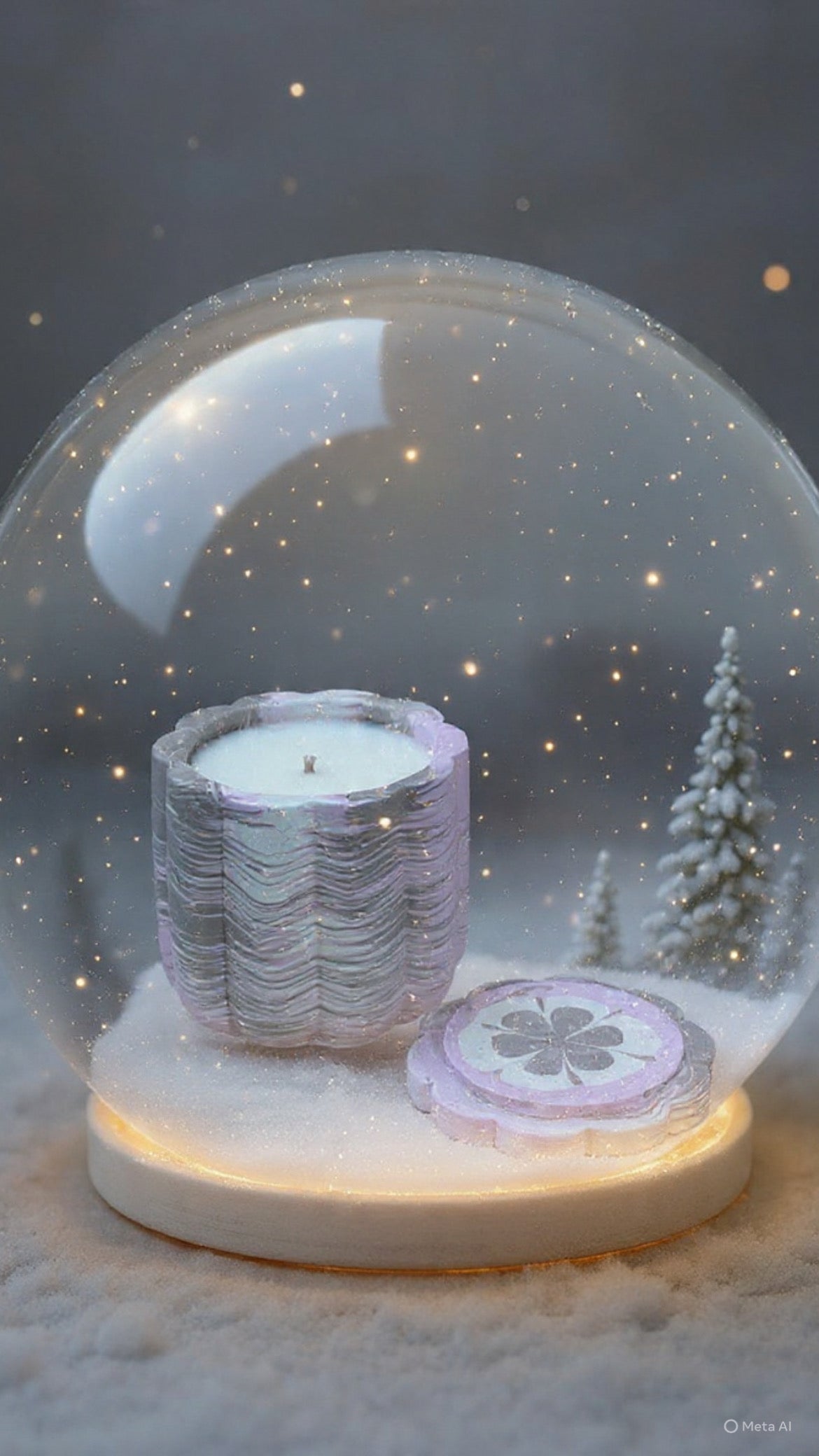 Christmas Spirit Świeca Sojowa z Przykrywką