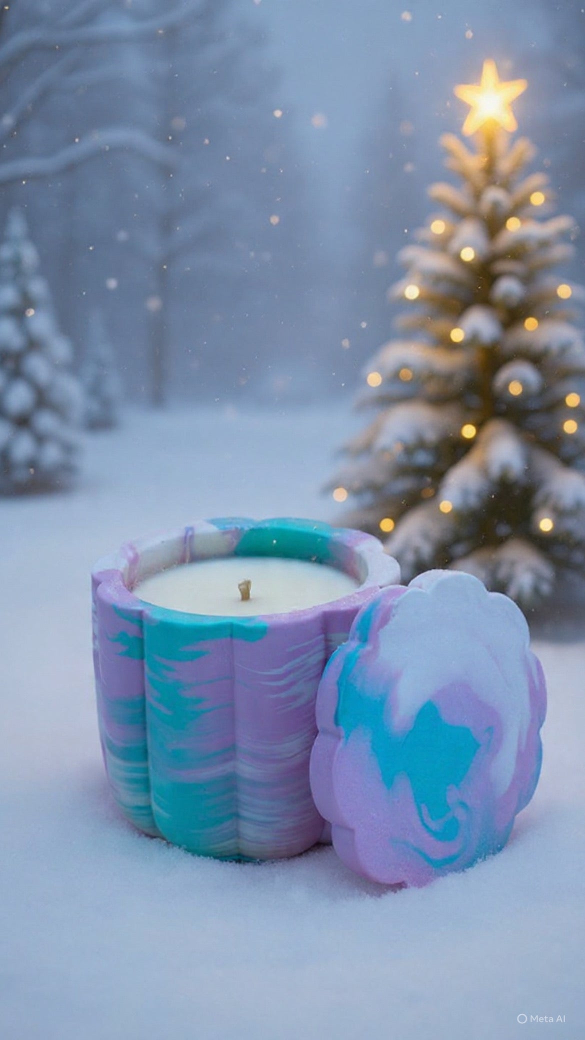 Cinnamon Bliss świeca sojowa z przykrywką