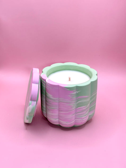 Matcha & Honey Świeca Sojowa z Przykrywką