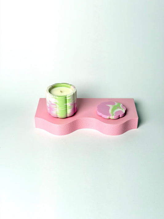 Matcha & Honey Mała Świeca Sojowa z Przykrywką