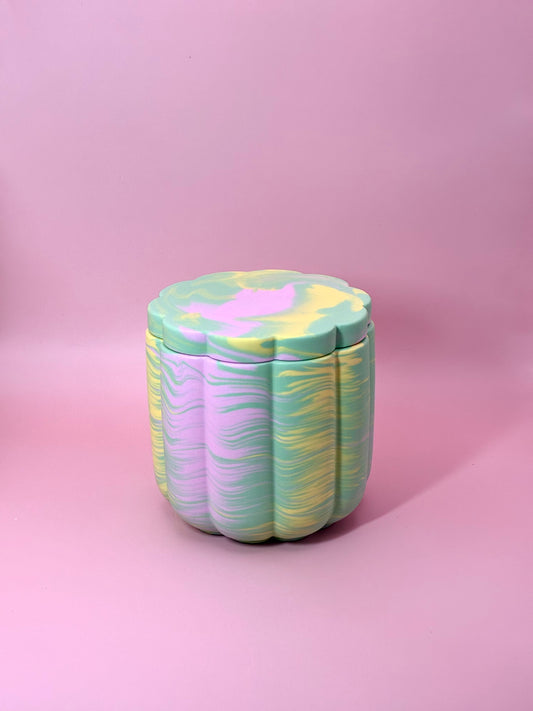 Cinnamon & Pumpkin świeca sojowa z przykrywką