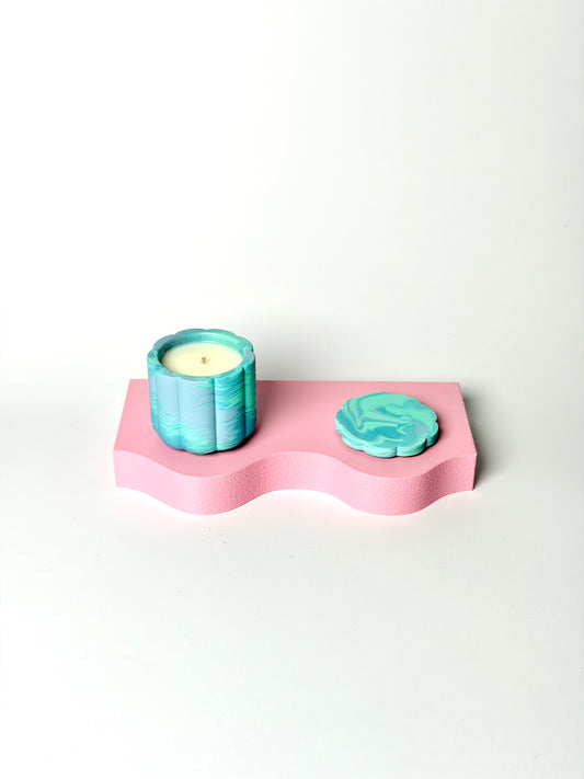 OUTLET Matcha Honey Small Soy Wax Candle With Cover