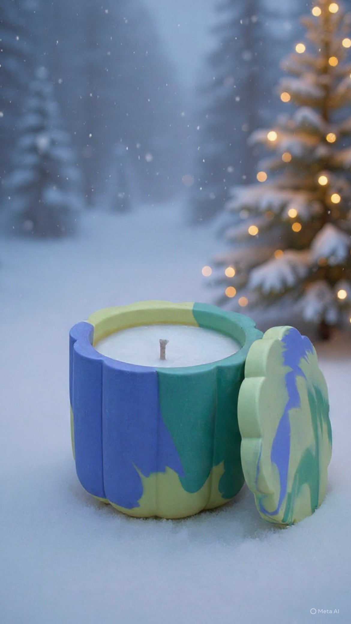 Walnut Maple Crumble Świeca Sojowa z Przykrywką