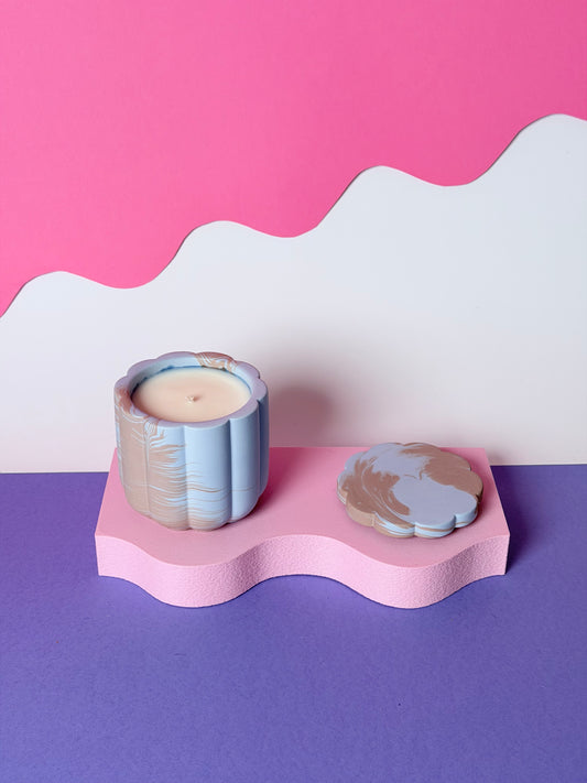 OUTLET Orange Verbena Świeca Sojowa z Przykrywką