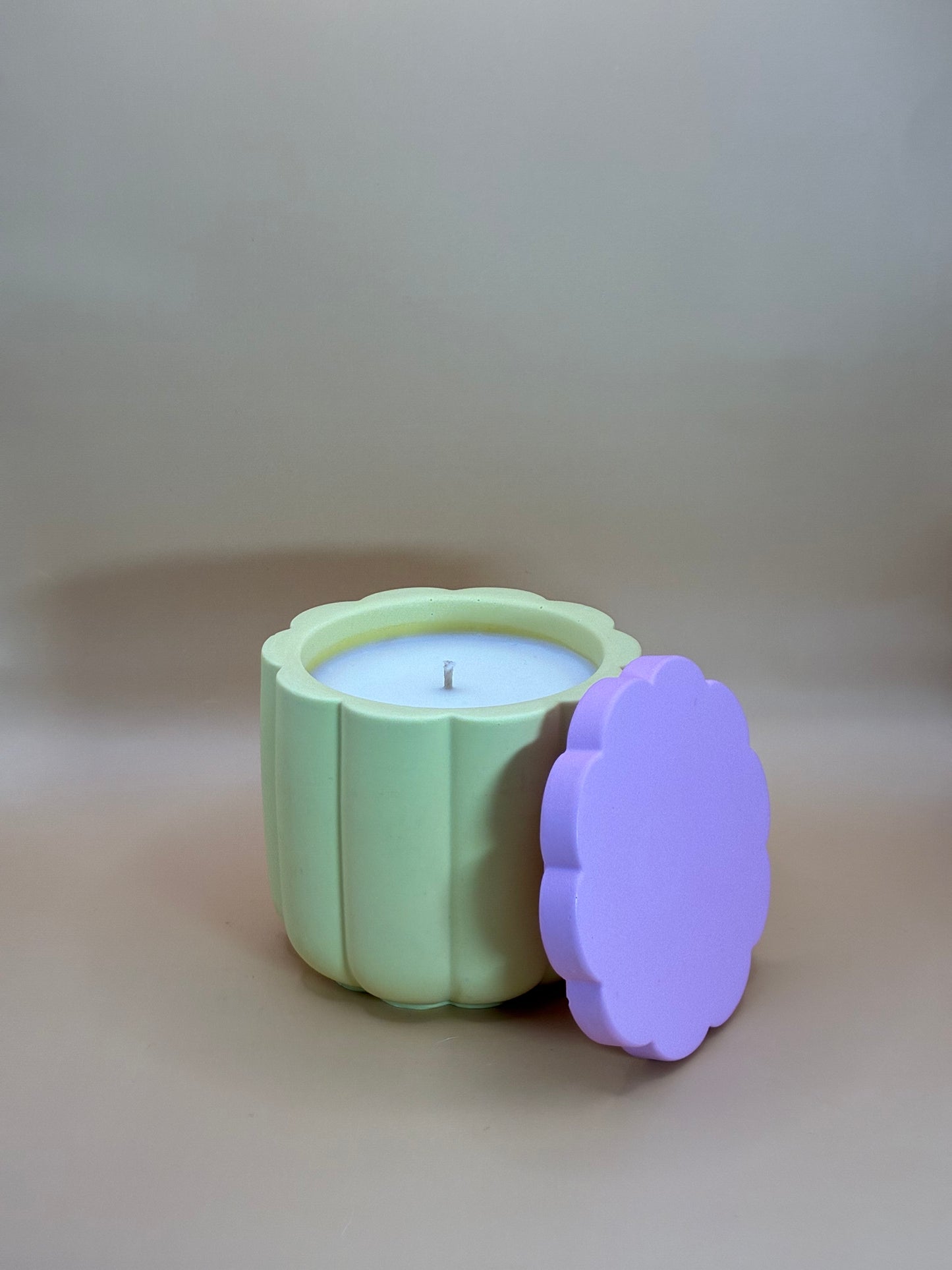 Matcha & Honey Świeca Sojowa z Przykrywką