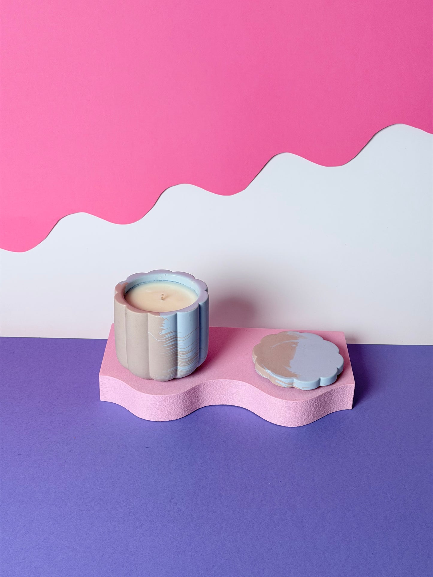 OUTLET Mango Papaya Świeca Sojowa z Przykrywką