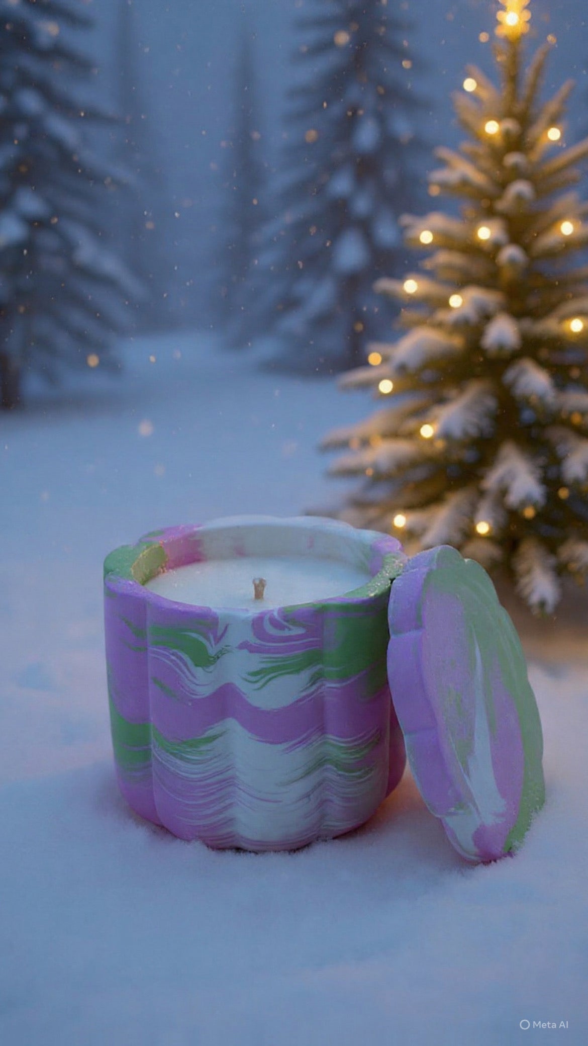 Cinnamon & Pumpkin świeca sojowa z przykrywką