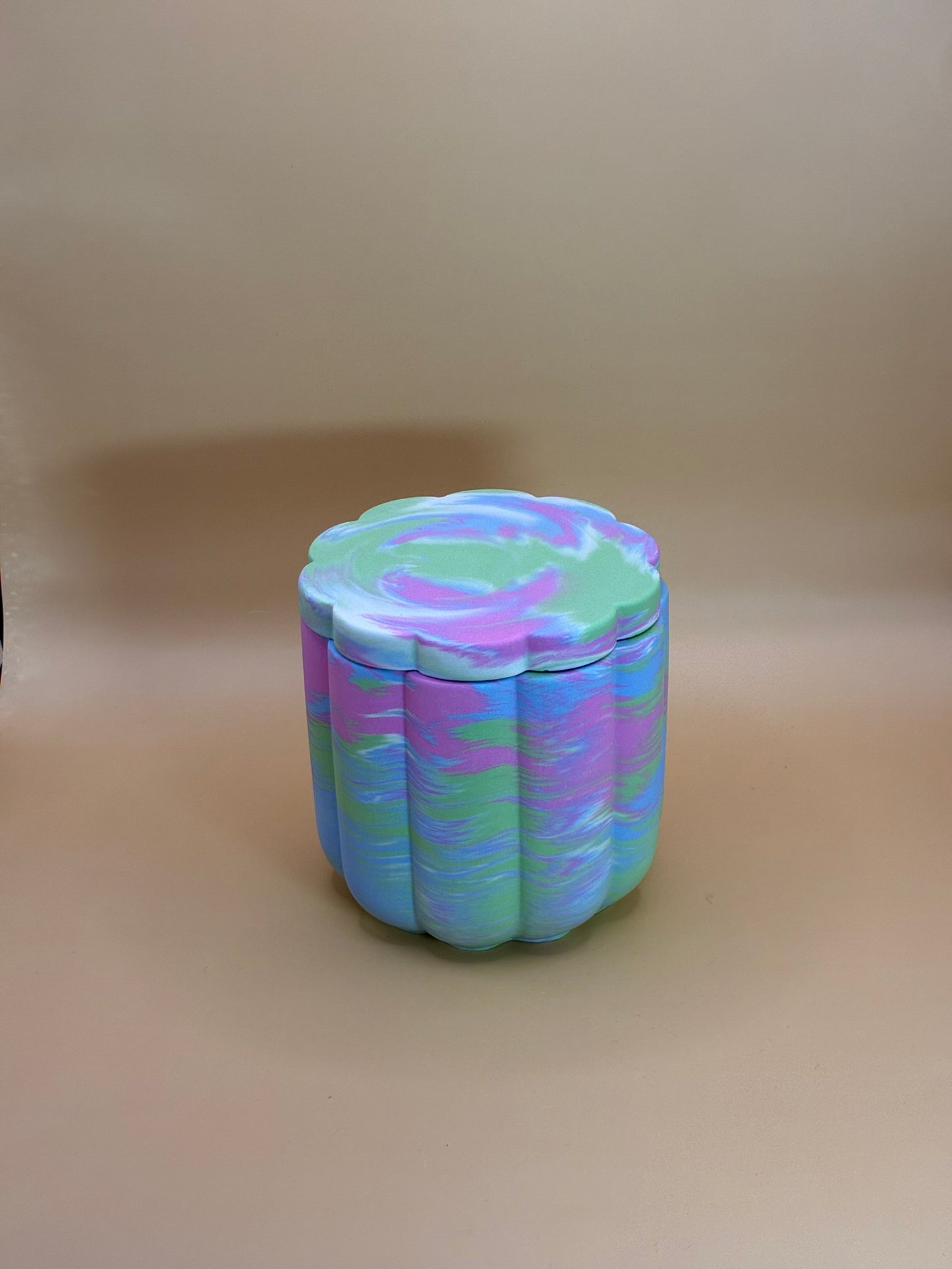 Cinnamon & Pumpkin świeca sojowa z przykrywką