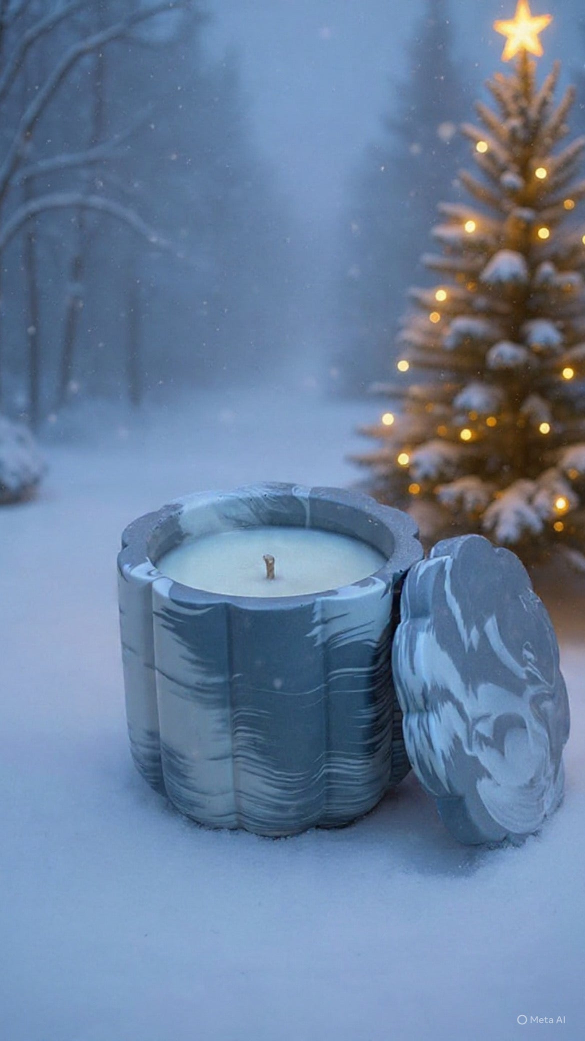 Cinnamon & Pumpkin świeca sojowa z przykrywką