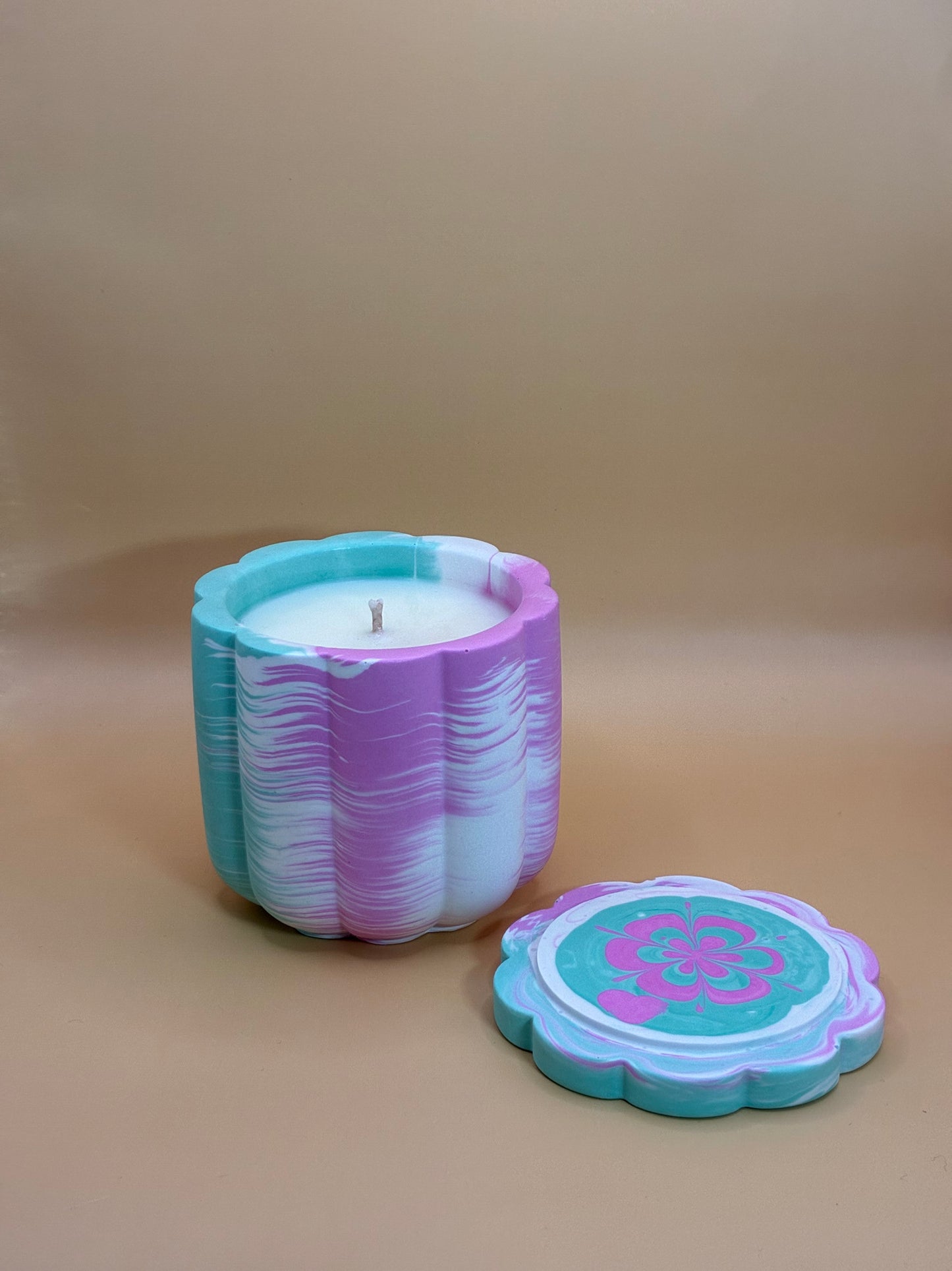 Cinnamon & Pumpkin świeca sojowa z przykrywką