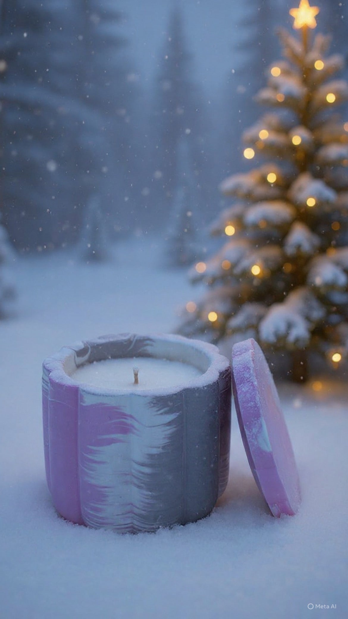 Christmas Spirit Świeca Sojowa z Przykrywką