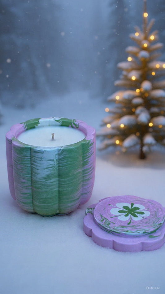 Christmas Spirit Świeca Sojowa z Przykrywką