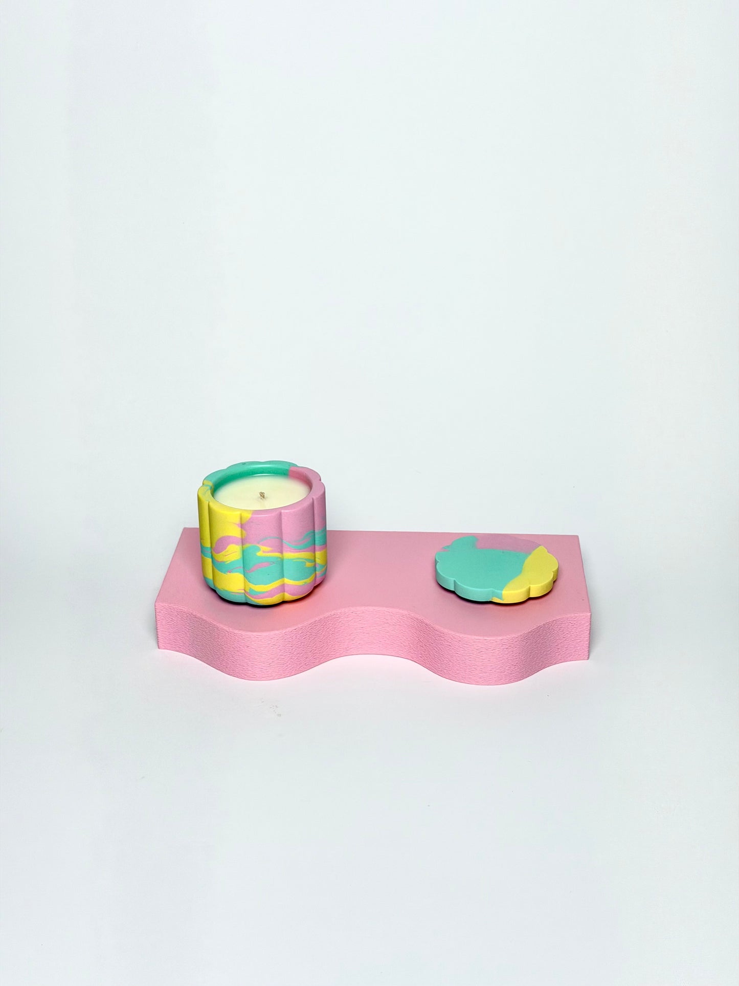 Peach Blossom Small Soy Wax Candle With Cover