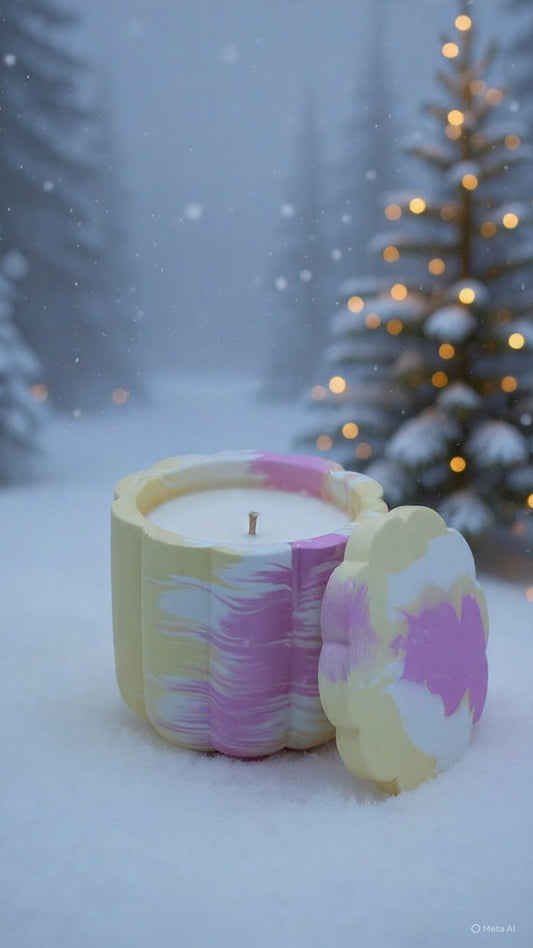 Walnut Maple Crumble Świeca Sojowa z Przykrywką