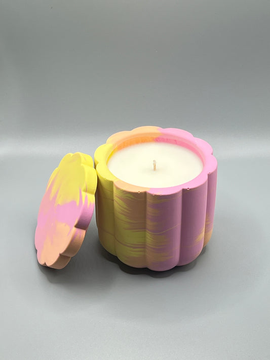 Walnut Maple Crumble Świeca Sojowa z Przykrywką