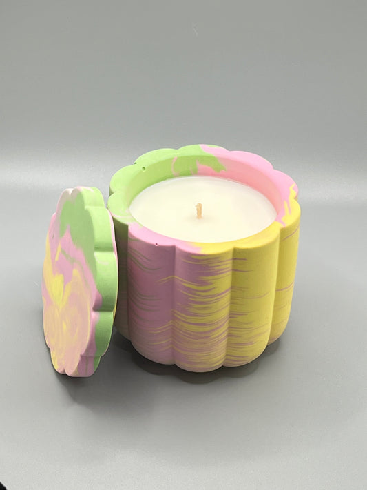 Matcha & Honey Świeca Sojowa z Przykrywką