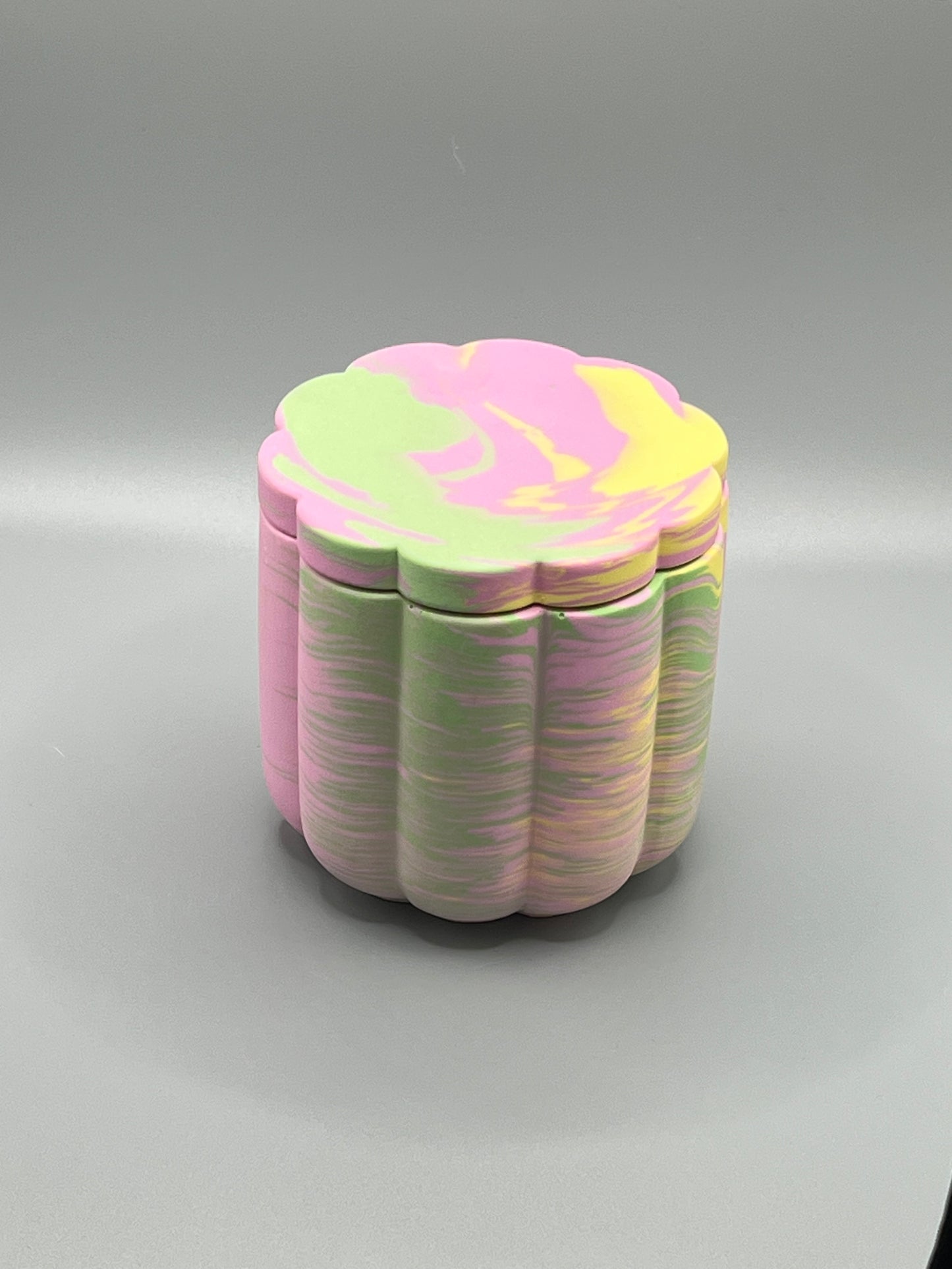 Peach Blossom Świeca Sojowa z Przykrywką