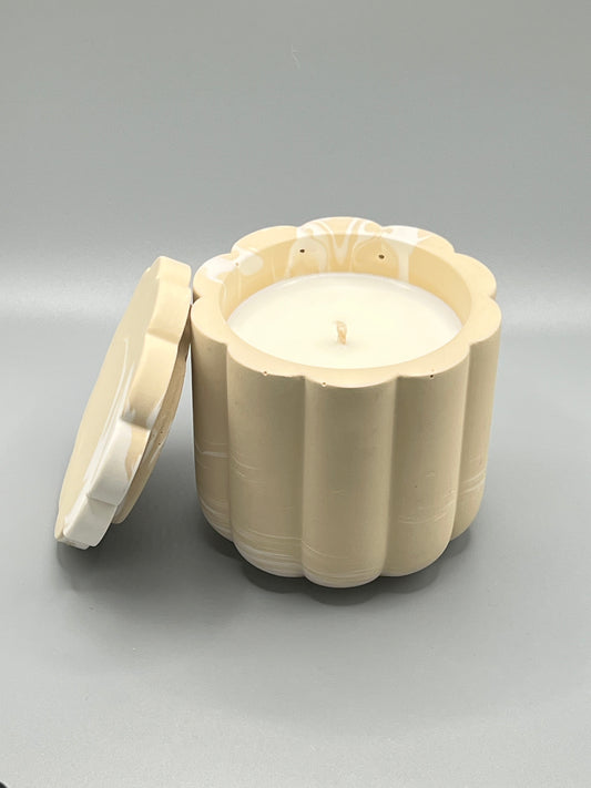 OUTLET Orange Sunrise Świeca Sojowa z Przykrywką