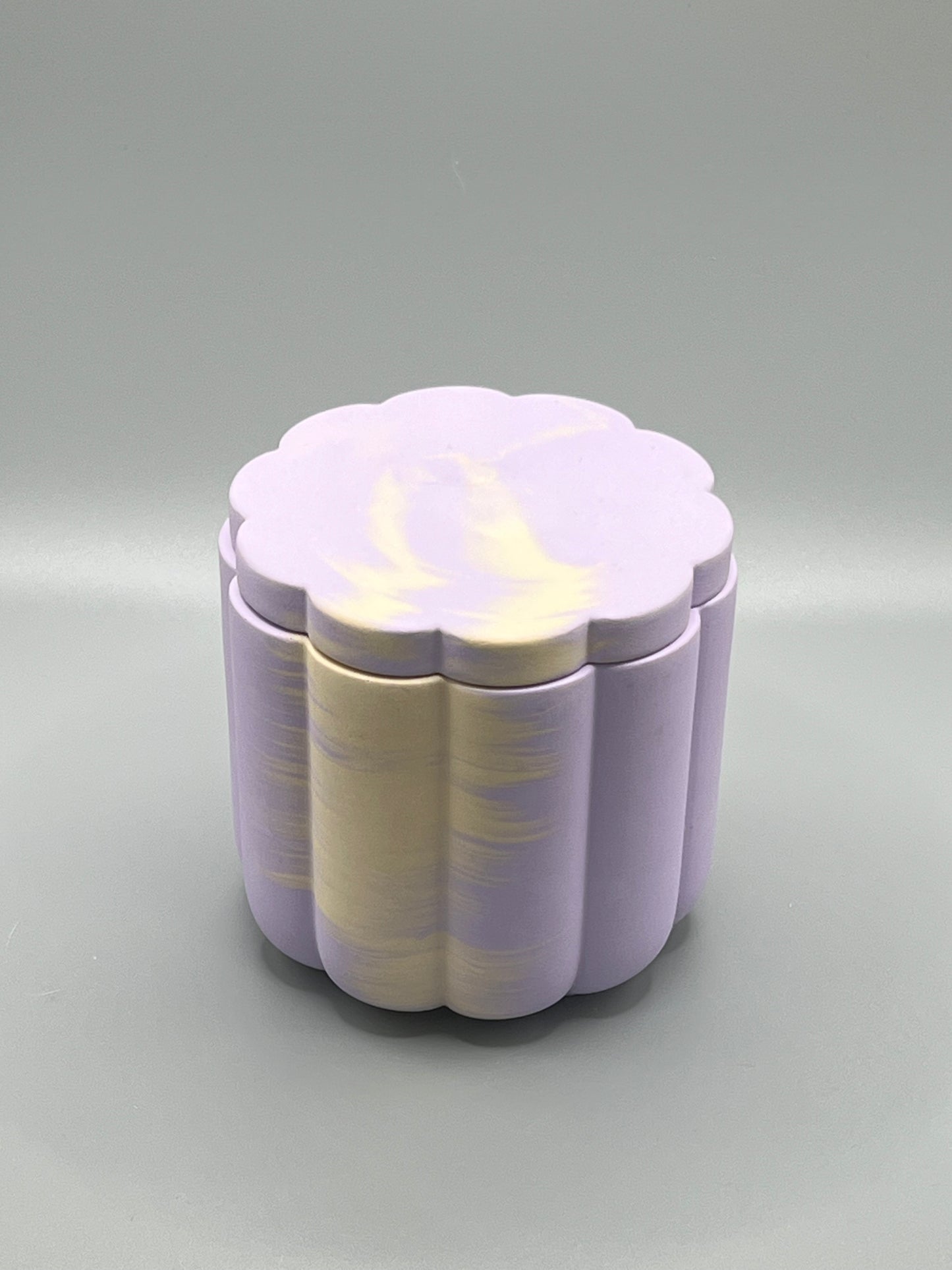 Orange Sunrise Świeca Sojowa z Przykrywką