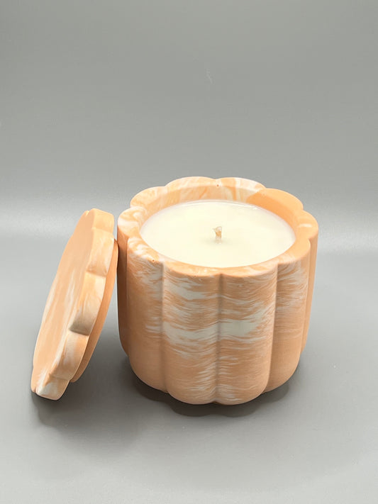 Hibiscus Waterfalls Świeca Sojowa z Przykrywką