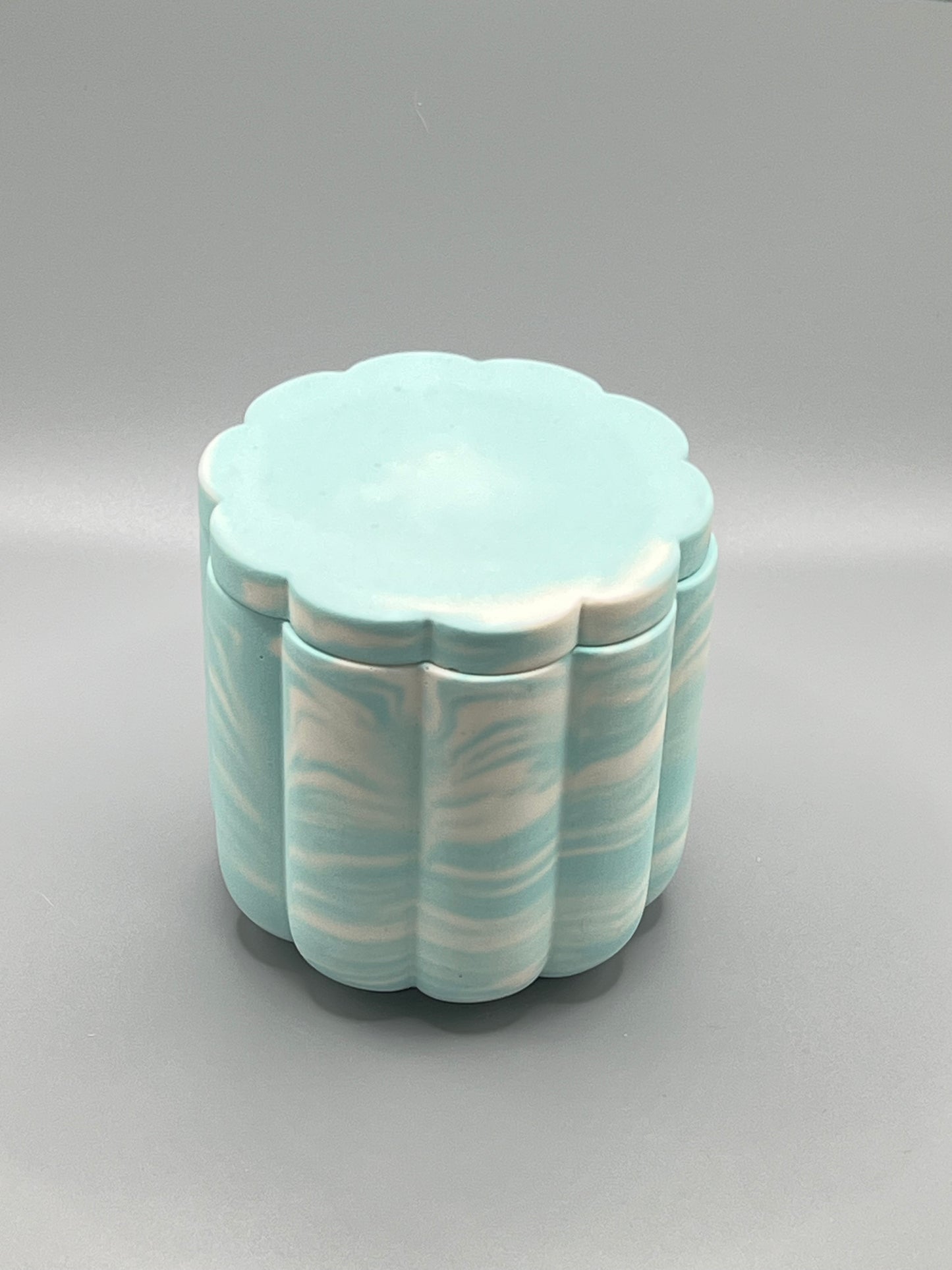 Lemongrass Lavender Świeca Sojowa z Przykrywką