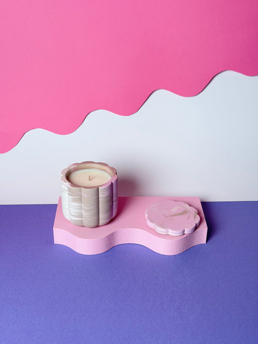 Matcha & Honey Świeca Sojowa z Przykrywką