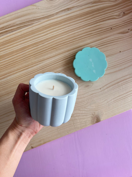 OUTLET: Lemongrass Lavender Świeca Sojowa z Przykrywką