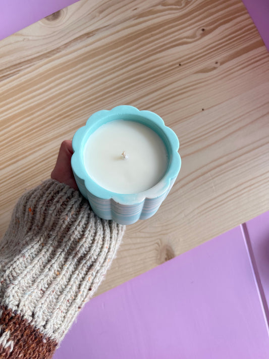 OUTLET: Lemongrass Lavender Świeca Sojowa z Przykrywką