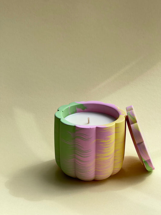 Matcha Honey Soy Wax Candle With Cover