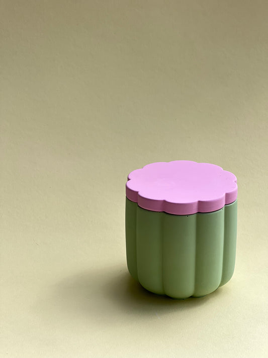 Matcha Honey Soy Wax Candle With Cover