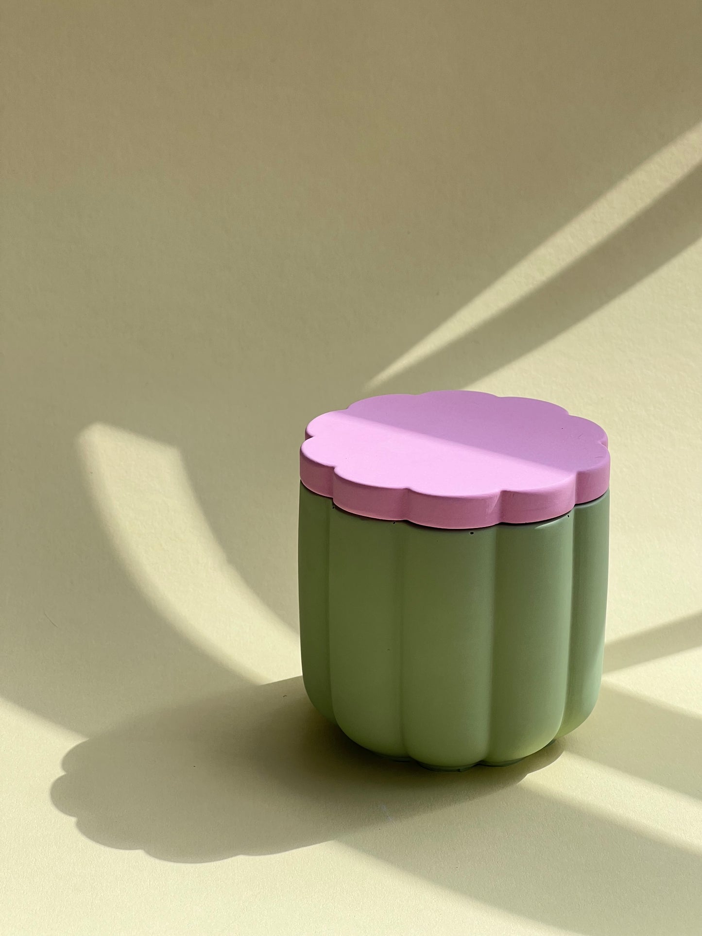 Matcha Honey Soy Wax Candle With Cover