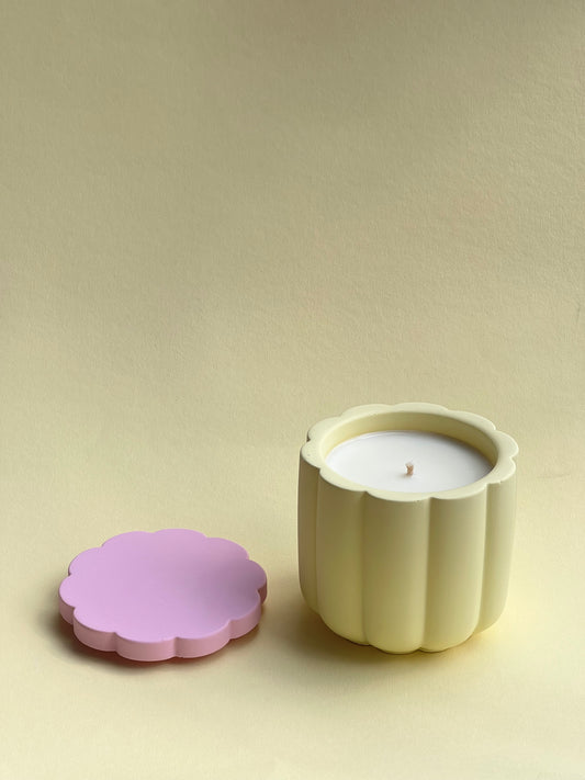 Peach Blossom Soy Wax Candle With Cover