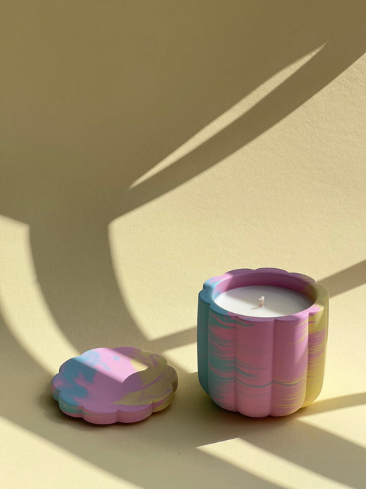 Peach Blossom Soy Wax Candle With Cover