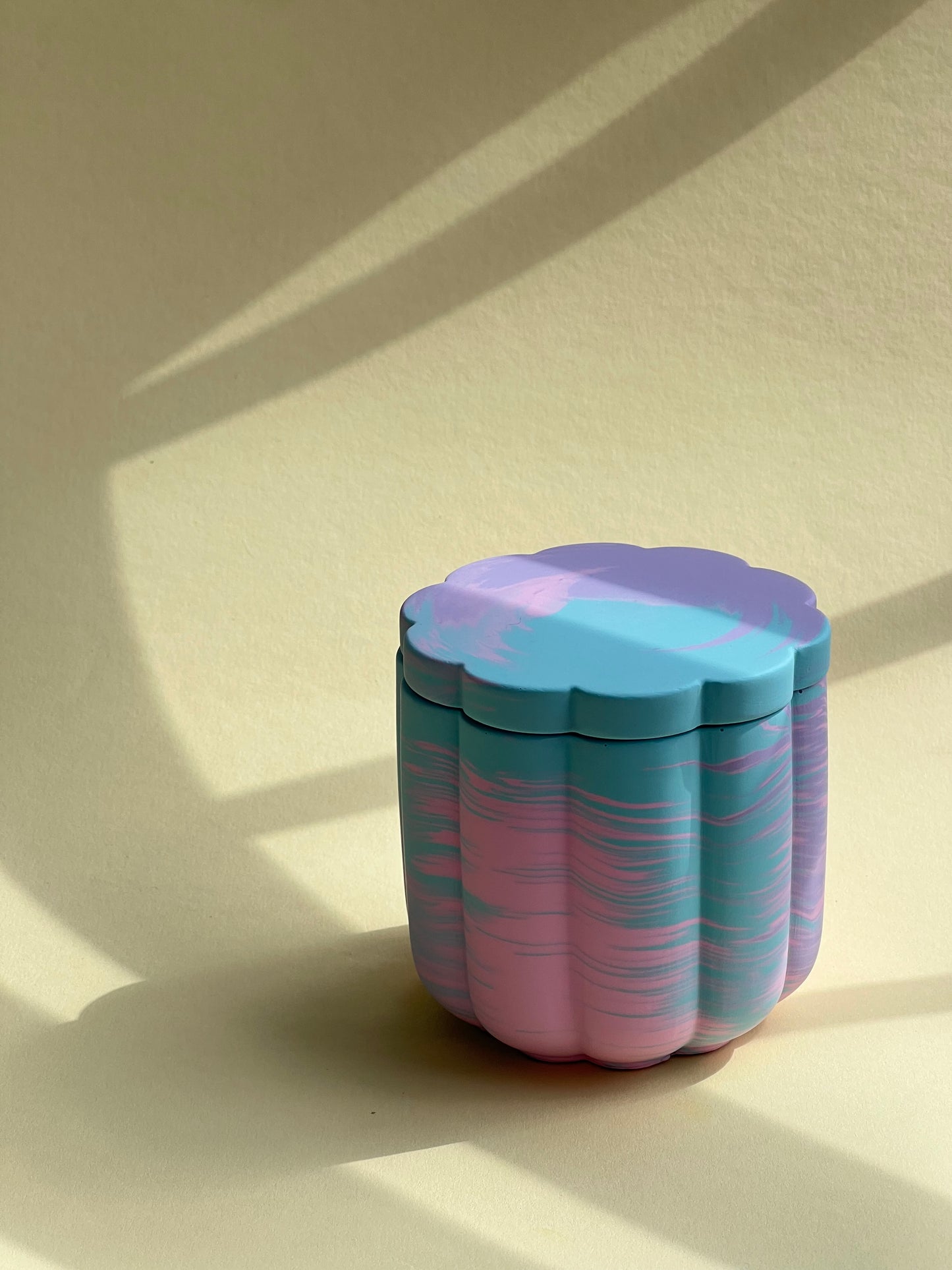 Peach Blossom Soy Wax Candle With Cover