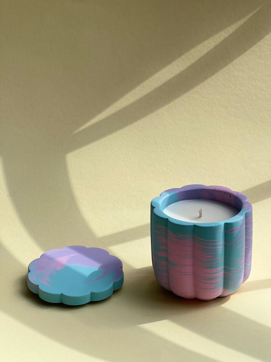 Peach Blossom Soy Wax Candle With Cover