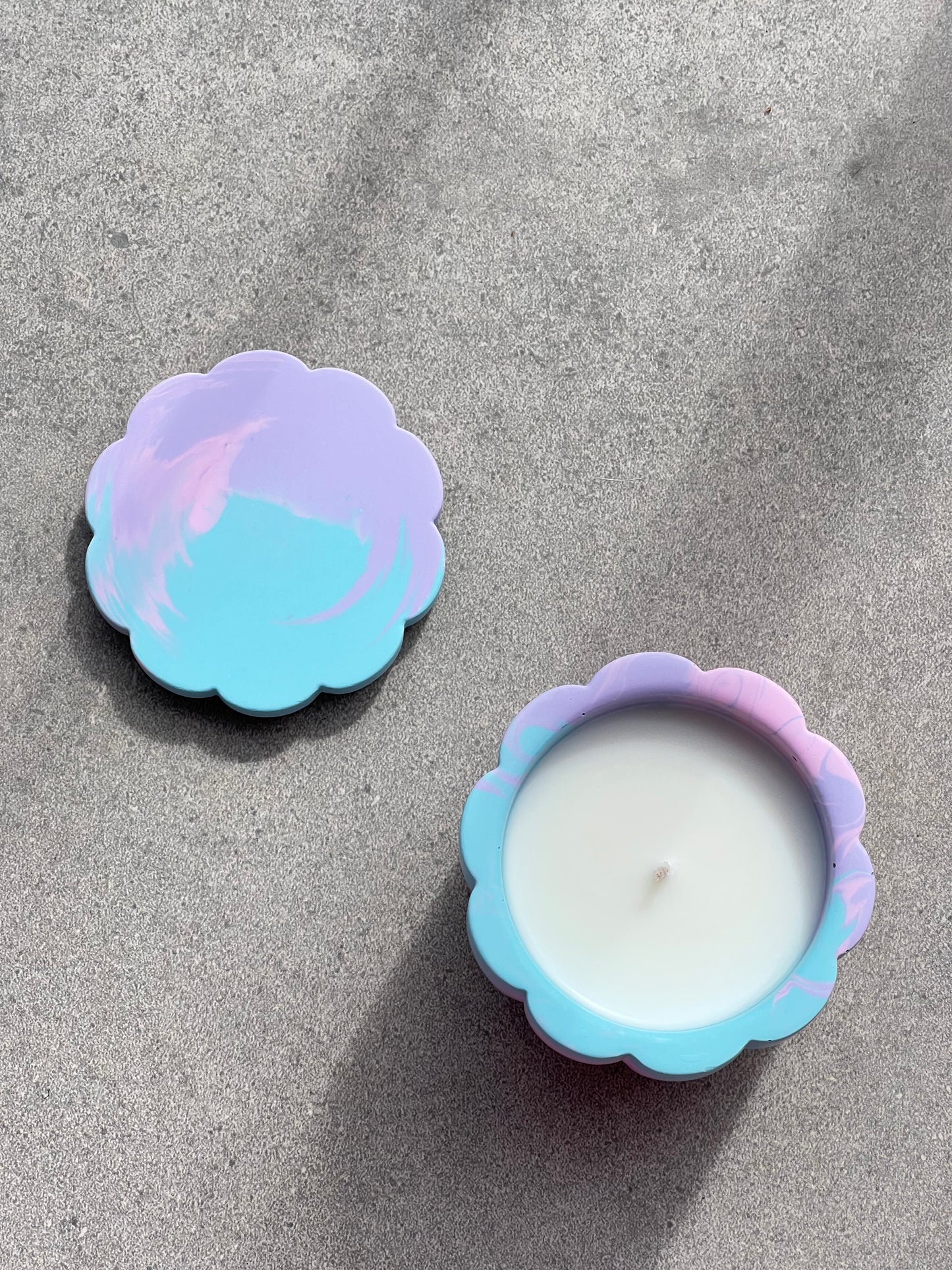 Peach Blossom Soy Wax Candle With Cover