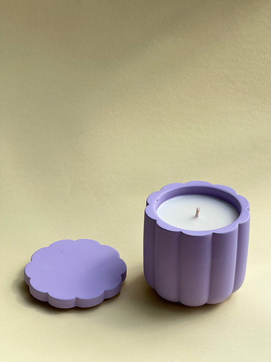 Peach Blossom Soy Wax Candle With Cover