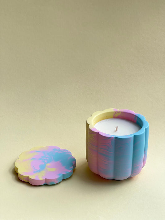 Peach Blossom Soy Wax Candle With Cover