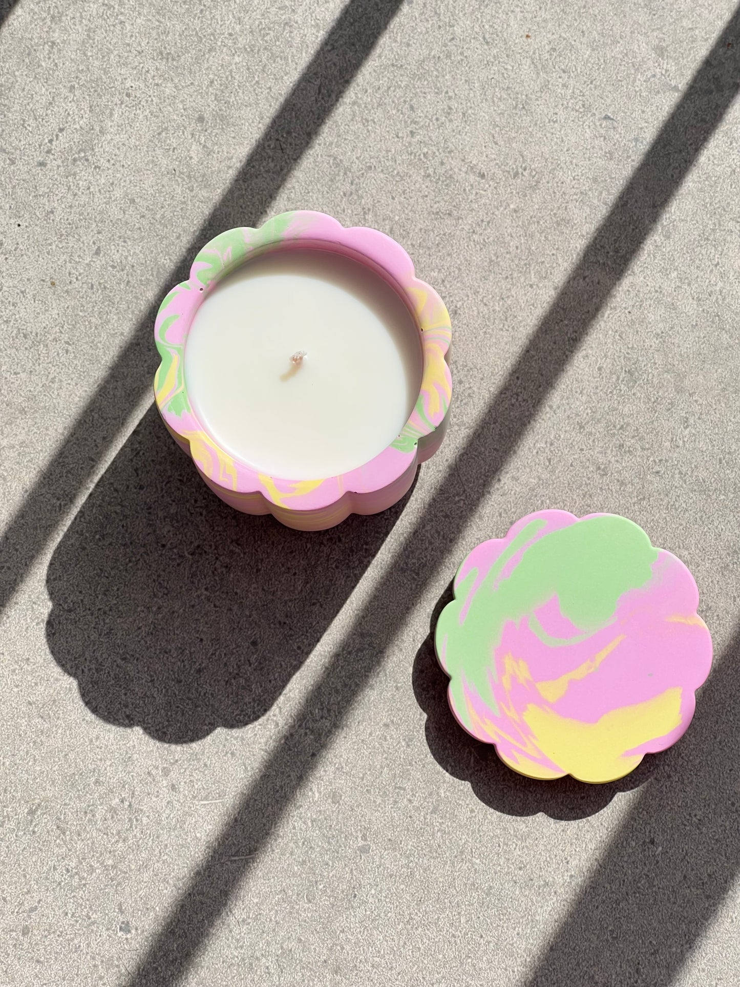 Peach Blossom Soy Wax Candle With Cover